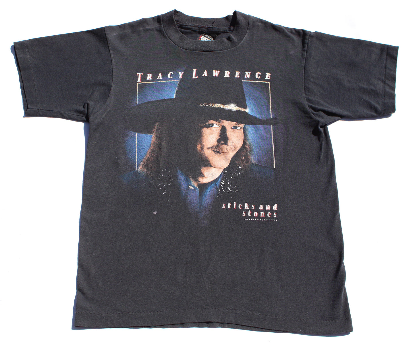 1992 Size Large Tracy Lawrence "Sticks and Stones" Tee Shirt