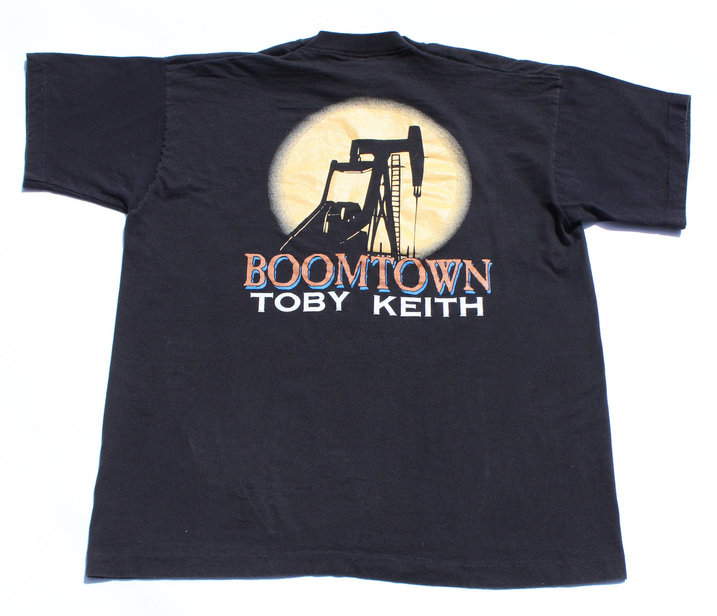 1990's Size XL Toby Keith "Boomtown" Tee Shirt