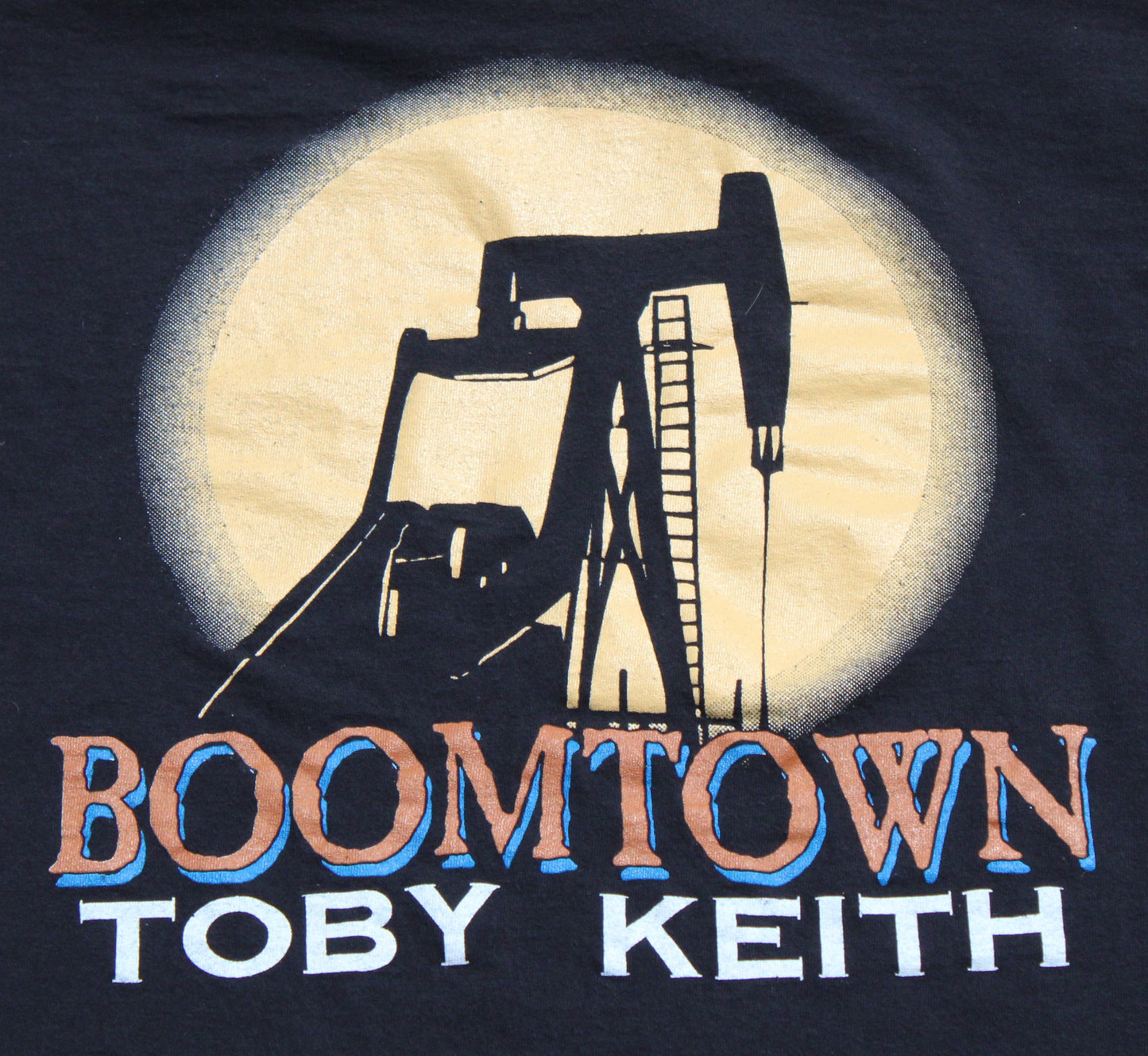 1990's Size XL Toby Keith "Boomtown" Tee Shirt