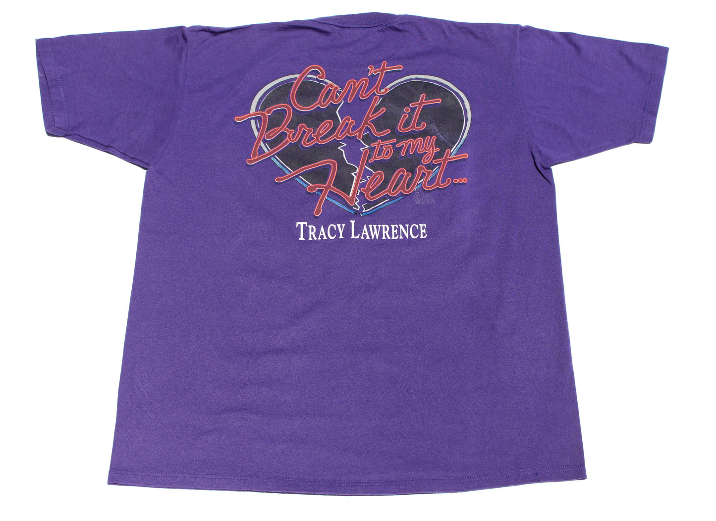 1993 Size Large Tracy Lawrence "Can't Break It To My Heart" Tee Shirt