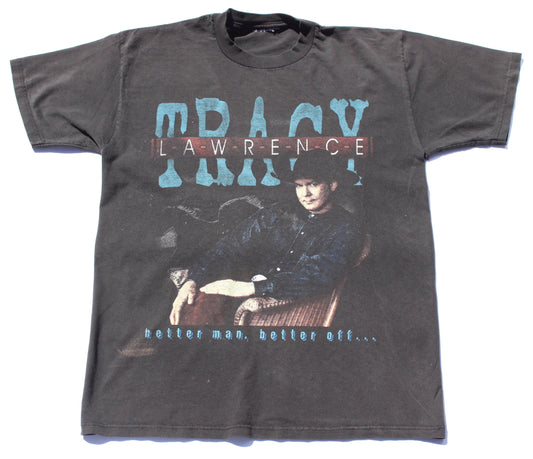 1997 Size Medium Tracy Lawrence "The Coast Is Clear Tour" Tee Shirt