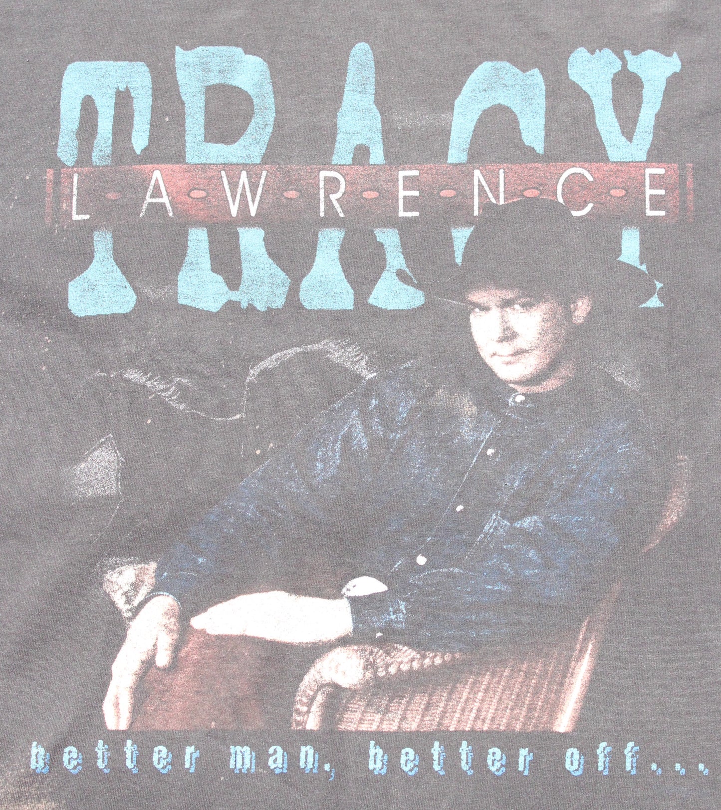 1997 Size Medium Tracy Lawrence "The Coast Is Clear Tour" Tee Shirt