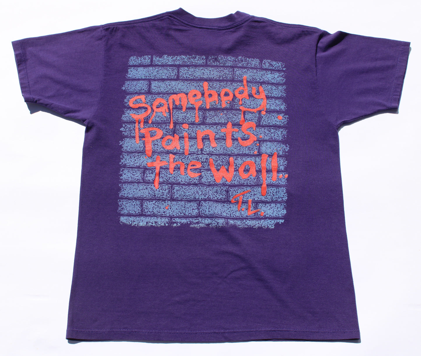 1990's Size Medium Tracy Lawrence "Somebody Paints The Wall" Tee Shirt