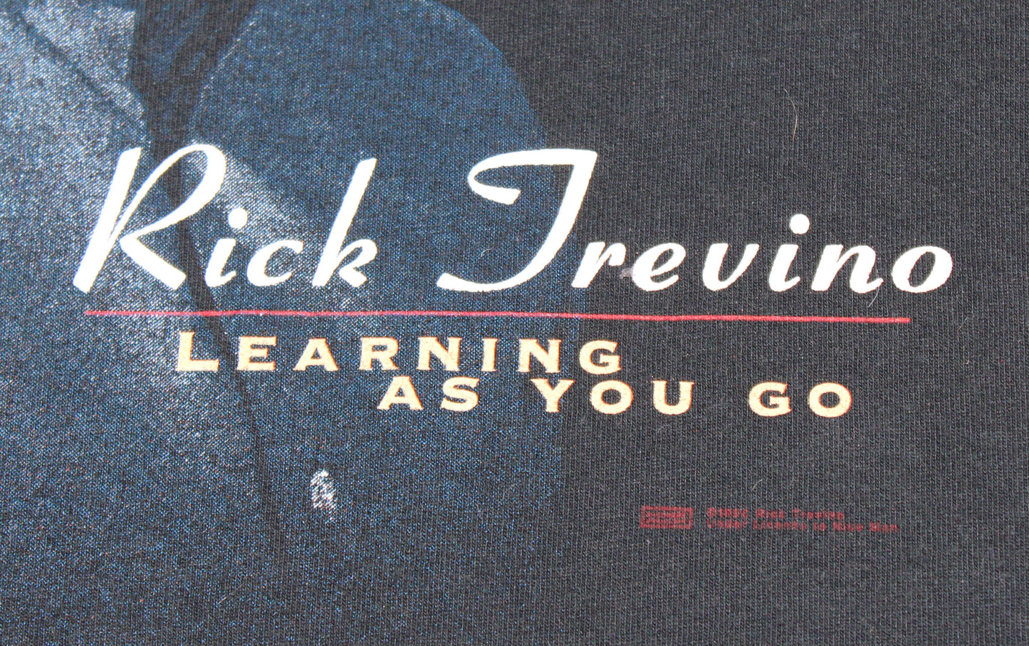 1996 Size Large Rick Trevino "Learning As You Go" Tee Shirt