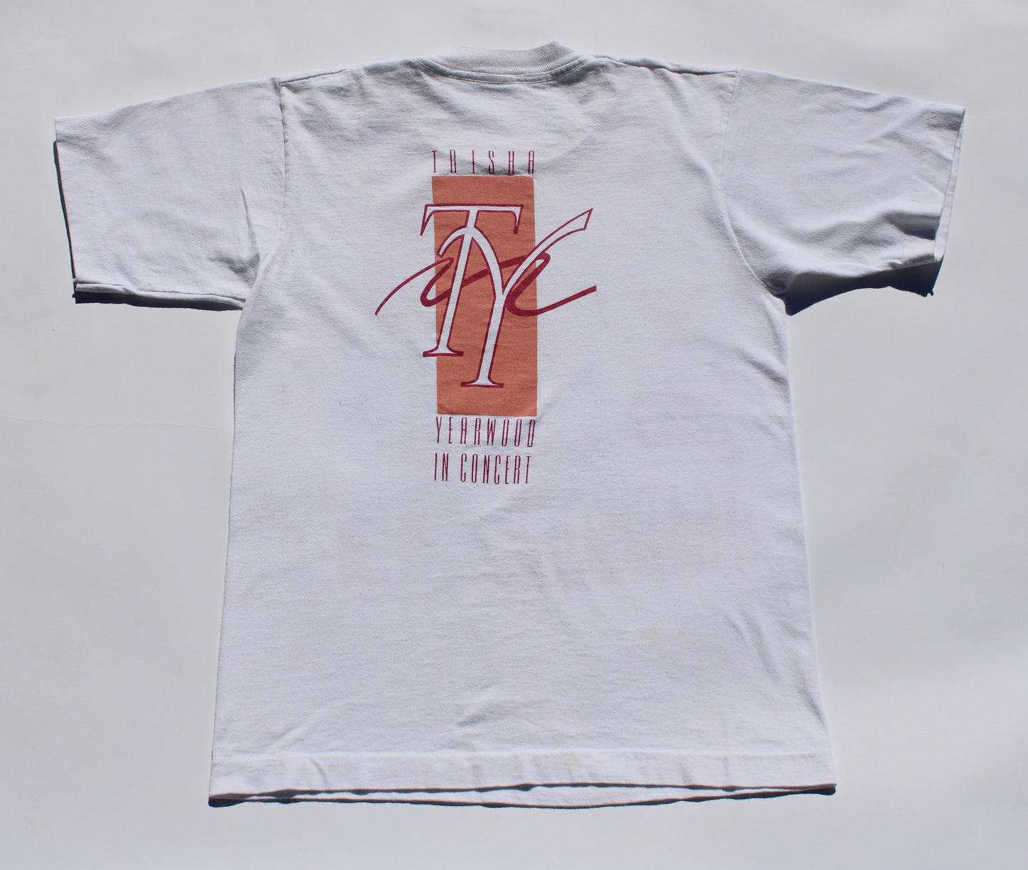 1990's Size Small Trisha Yearwood "Tour" Tee Shirt