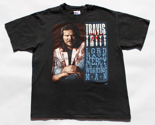 1993 Size Large Travis Tritt "Lord Have Mercy On The Working Man" Tee Shirt