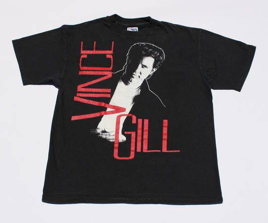 1992 Size Large Vince Gill "Tour 92" Tee Shirt