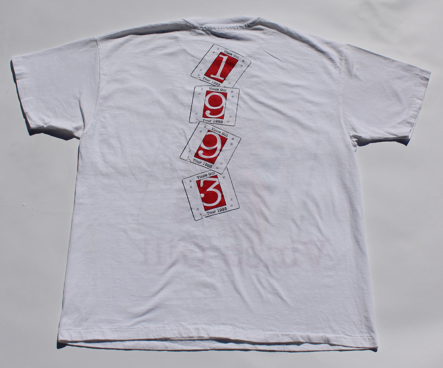 1993 Size XL Vince Gill "Tour 93" Tee Shirt