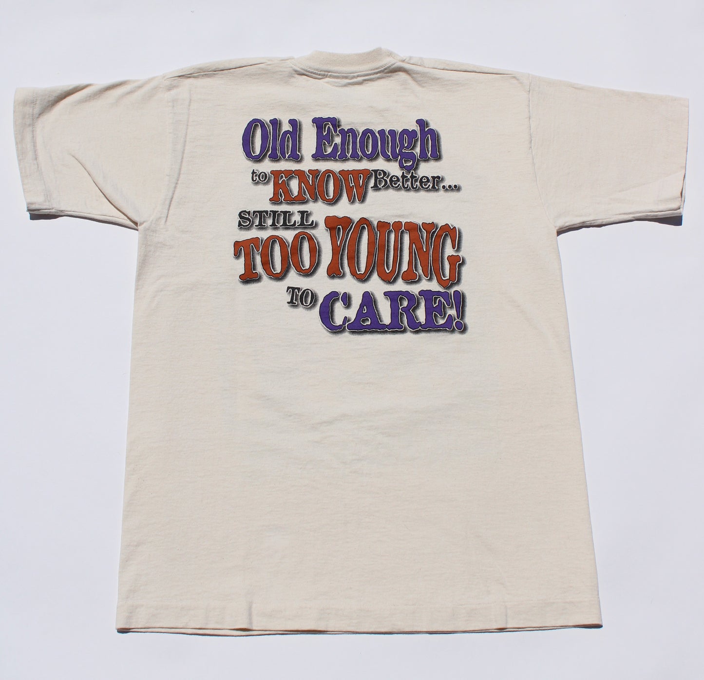 1990's Size Large Wade Hayes "Old Enough To Know Better" Tee Shirt