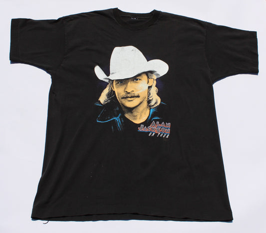 1992 Size XXL Alan Jackson "Don't Rock The Jukebox Tour" Tee Shirt