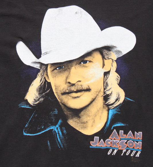 1992 Size XXL Alan Jackson "Don't Rock The Jukebox Tour" Tee Shirt