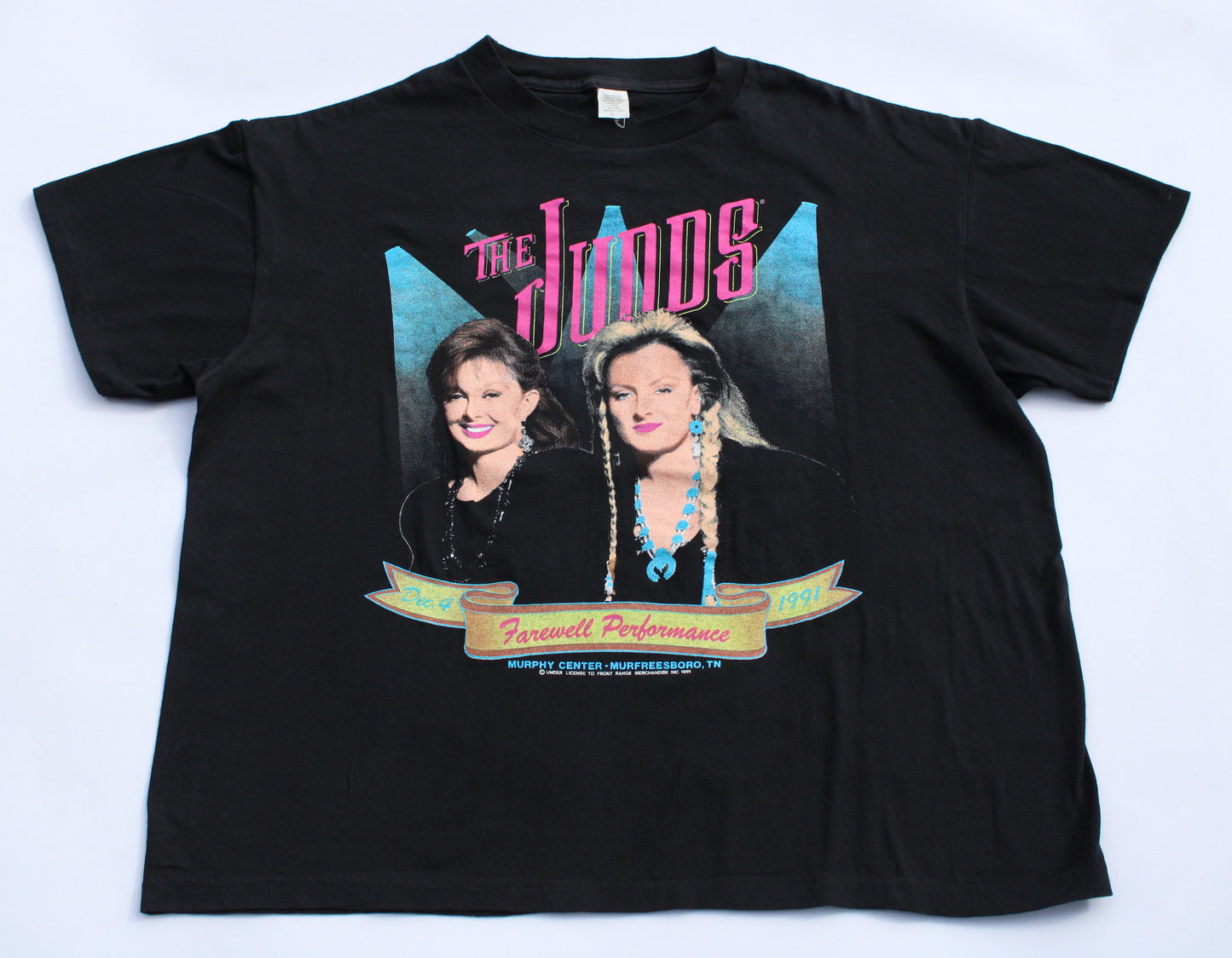 1991 Size XXL The Judds "Farewell Performance" Tee Shirt