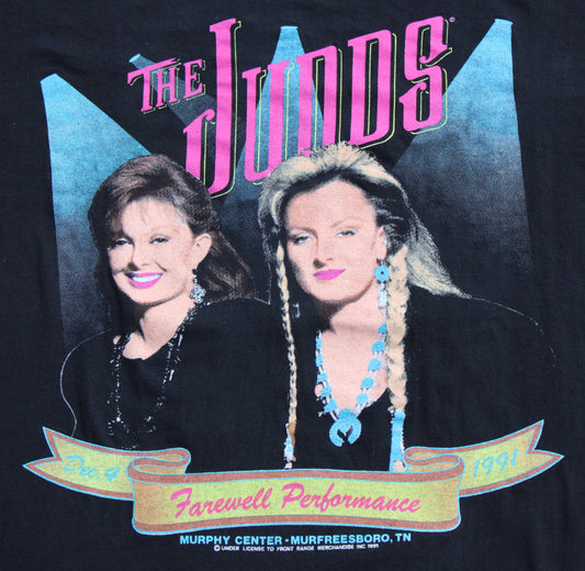 1991 Size XXL The Judds "Farewell Performance" Tee Shirt