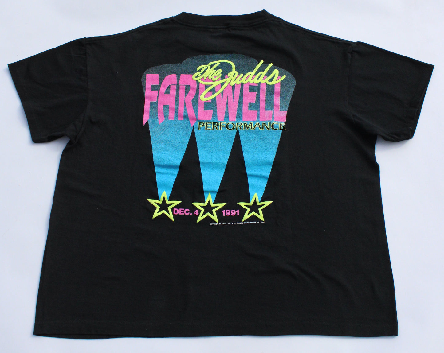 1991 Size XXL The Judds "Farewell Performance" Tee Shirt