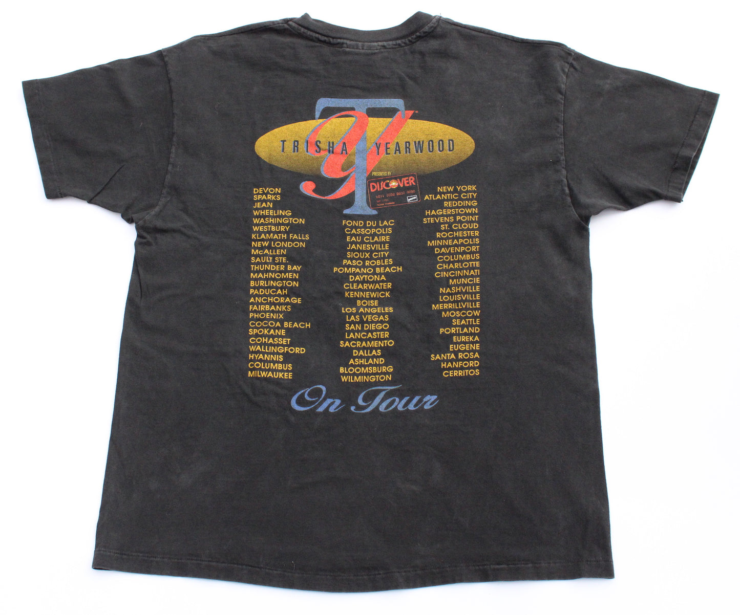 1990's Size XL Trisha Yearwood "Tour" Tee Shirt